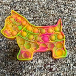 Pink and yellow pop it